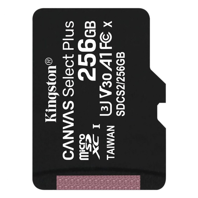 Memóriakártya Kingston 256GB microSDXC Canvas