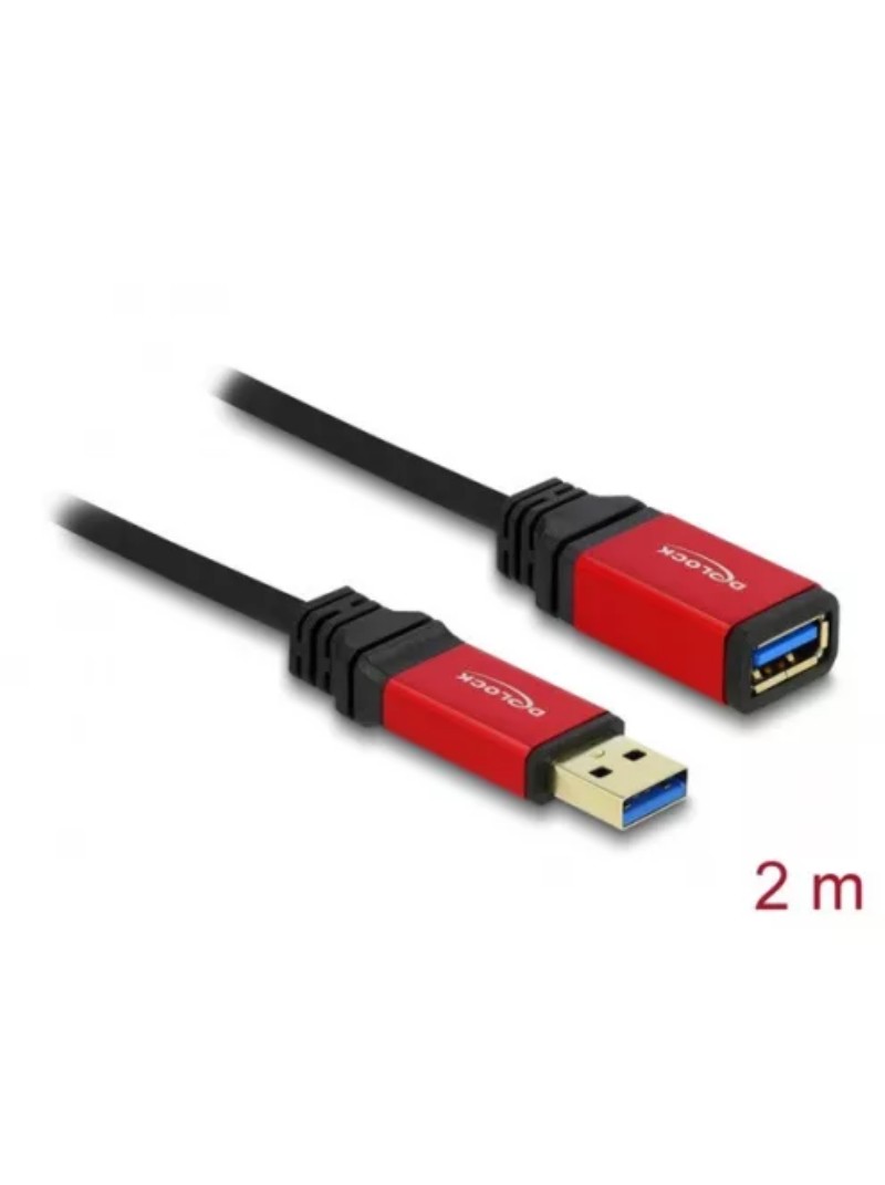 Kábel DeLock Type-A male > USB 3.0 Type-A female 2m