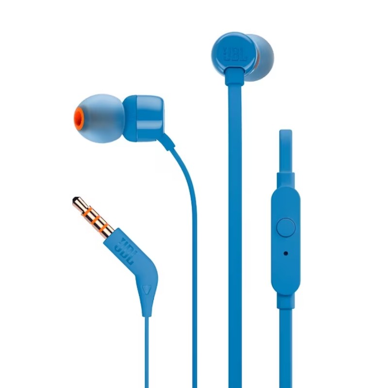 Fülhallgató JBL T110 Kék