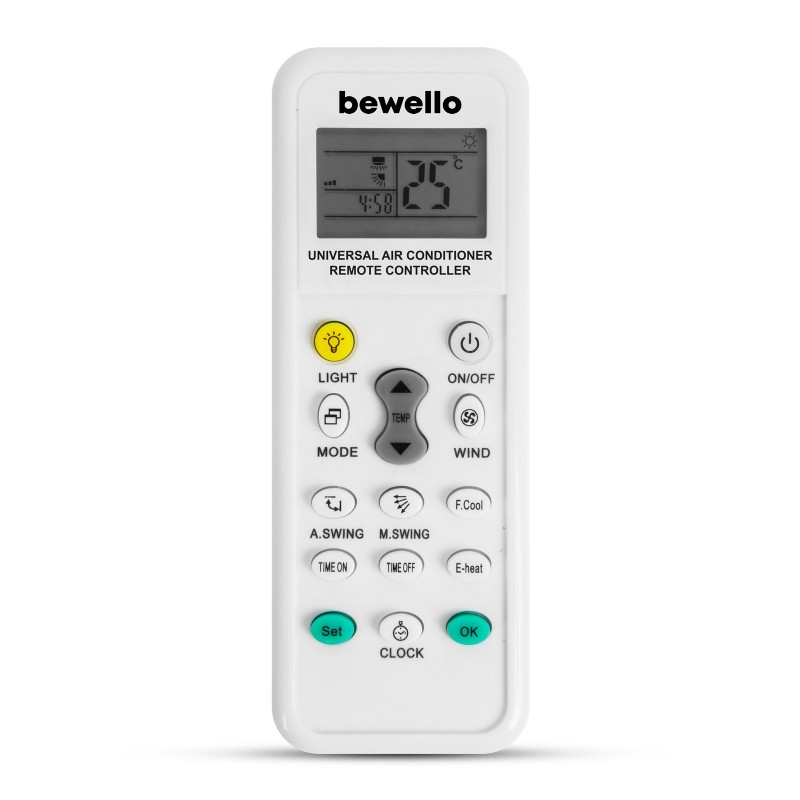 Univerzális Távirányító Légkondícionáló Bewello BW4008