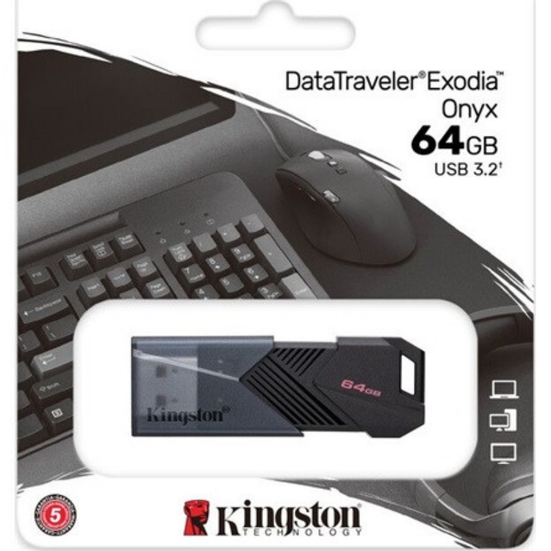 Pendrive KINGSTON 64GB DATATRAVELER EXODIA ONYX USB 3.2 GEN