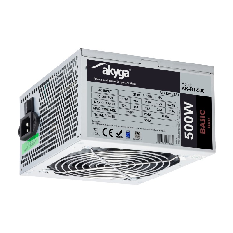 Tápegység Akyga AK-B1-500 500W