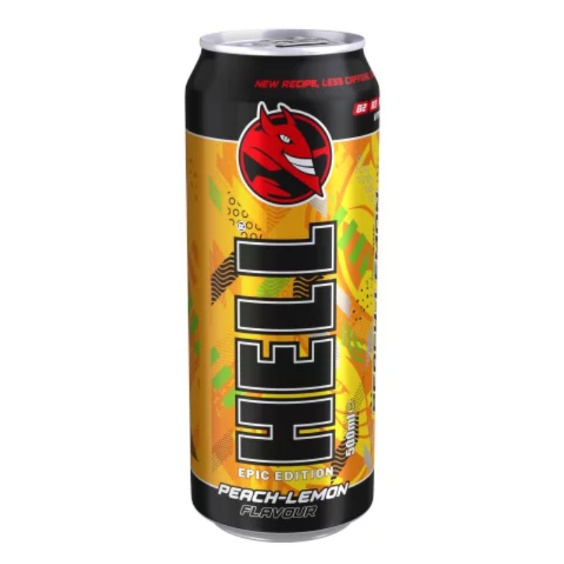 Energiaital Hell 500ml Peach-Lemon visszaváltható