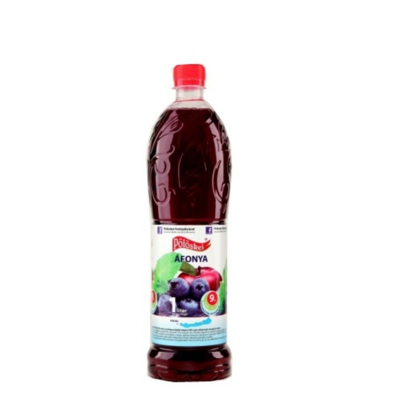 Szörp Pölöskei Áfonya 1l visszaváltható