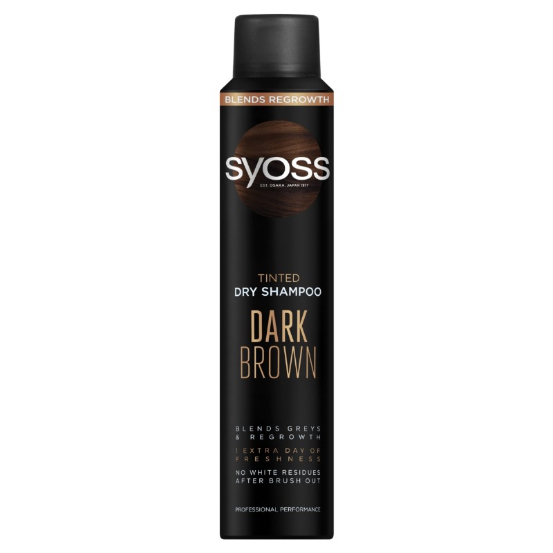 Szárazsampon Syoss 200ml Dark Brown sötét hajra 200ml