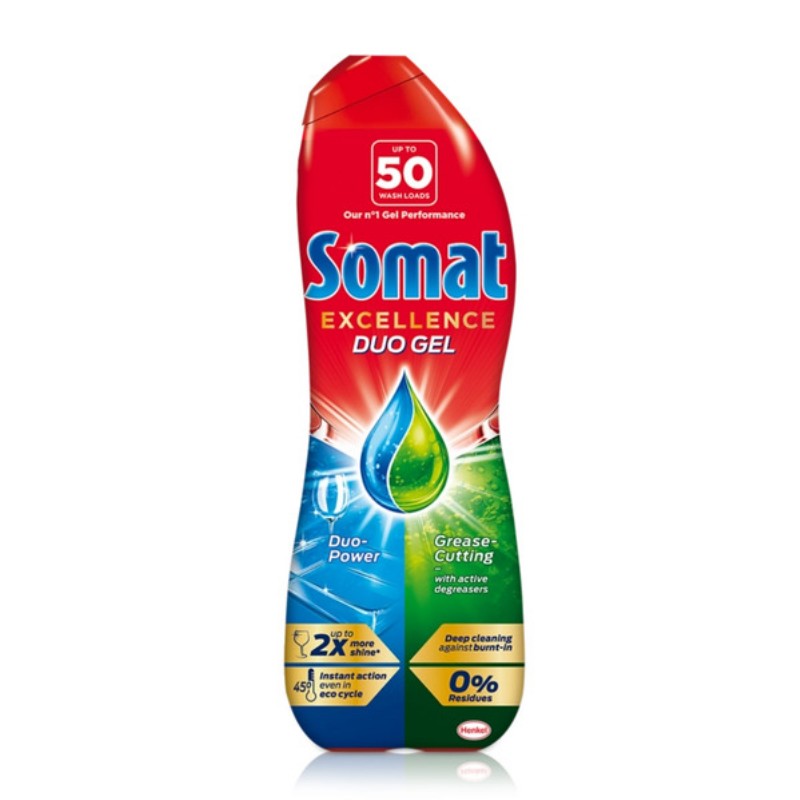 Mosogatógépbe mosogató Somat Excellence Duo Gél 900ml