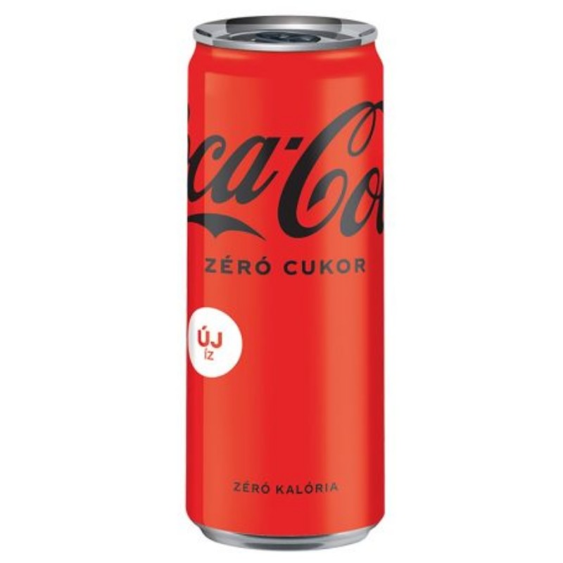Üdítőital Coca-Cola 0,33L Zero visszaváltható