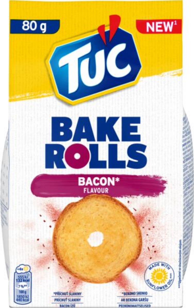 Bake Rolls Tuc Baconos 80g