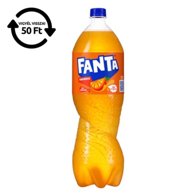 Üdítőital Fanta narancs 1,75l visszaváltható