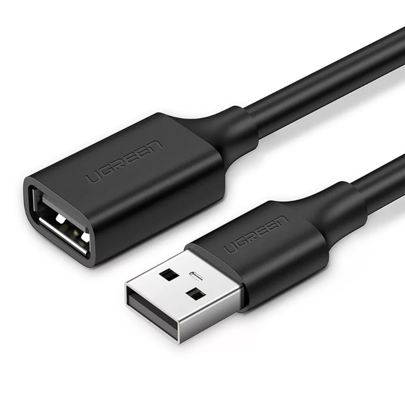 Kábel Ugreen hosszabbító USB 2.0 adapter 5m fekete(US103)