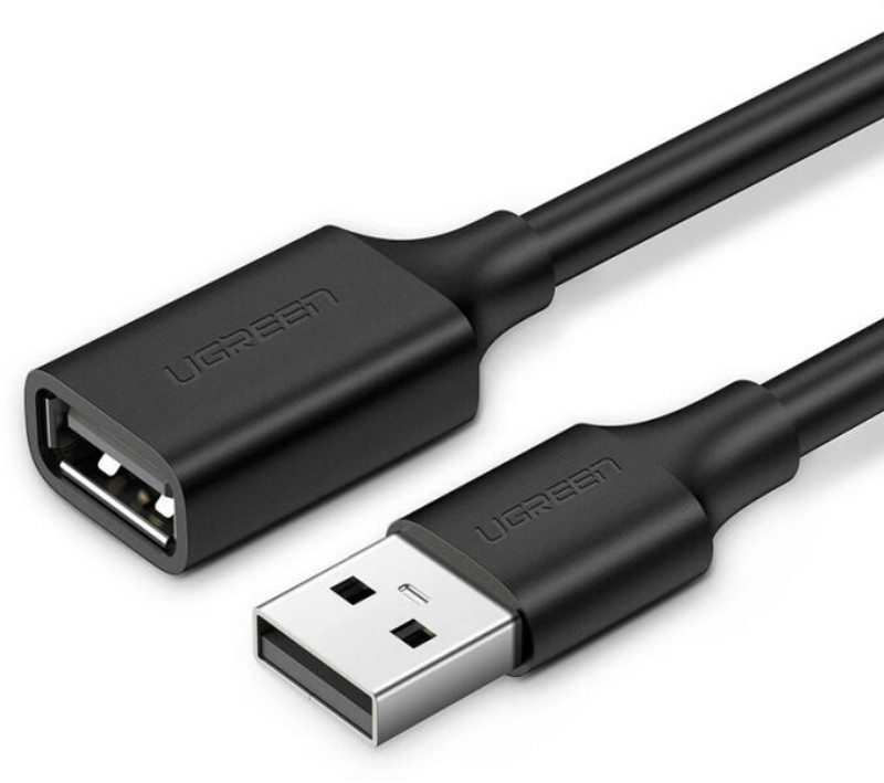 Kábel Ugreen hosszabbító USB 2.0 adapter 3m fekete