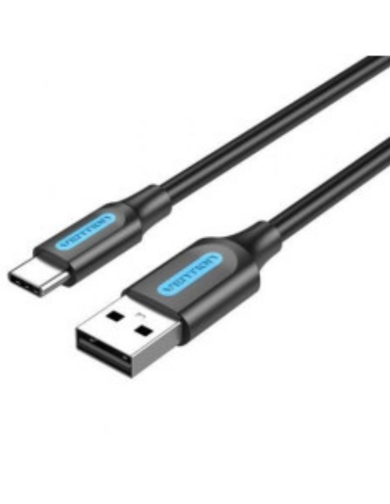 kábel Vention USB 2.0 A - USB-C 3A 2m fekete