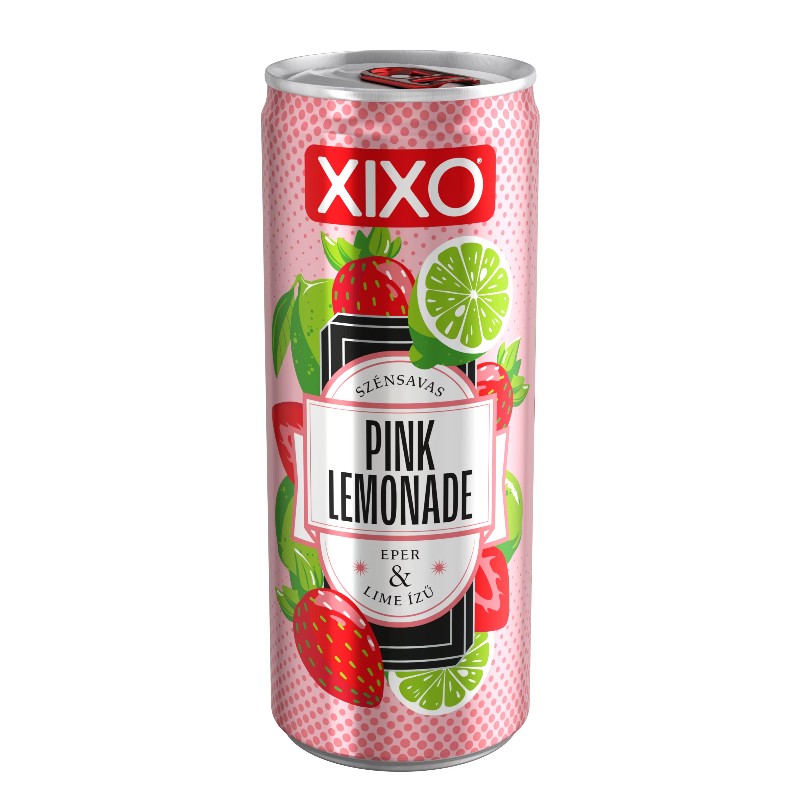 Üdítőital Xixo Limonádé eper-lime 250ml visszaváltható