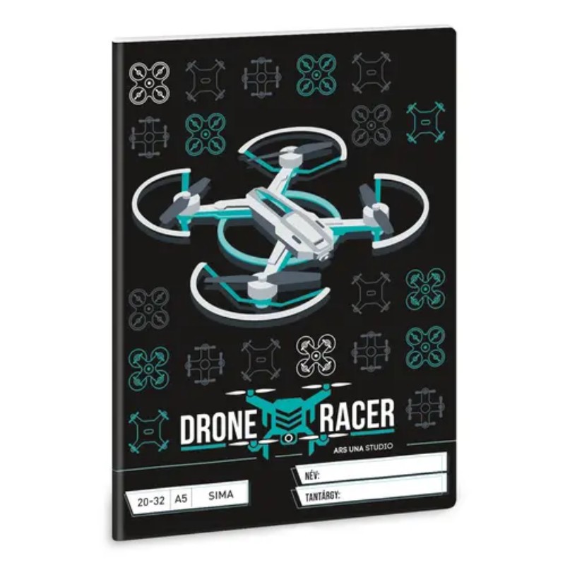 Füzet Ars Una A/5 20-32 sima Drone Racer