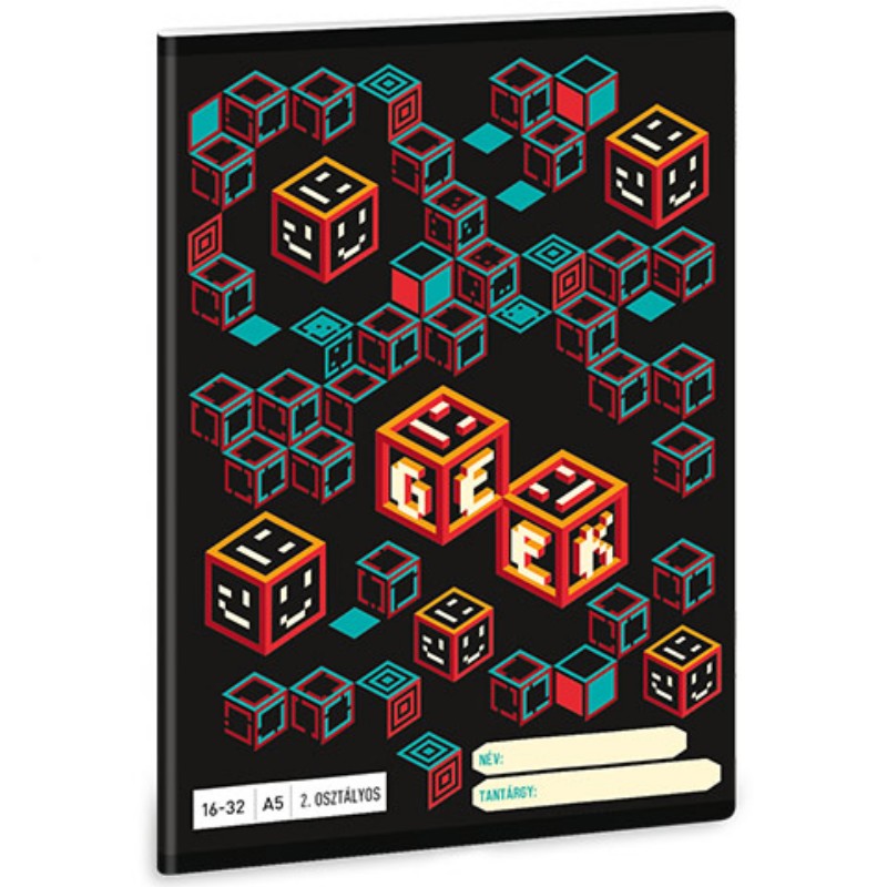 Füzet Ars Una A/5 16-32 2. osztályos Geek