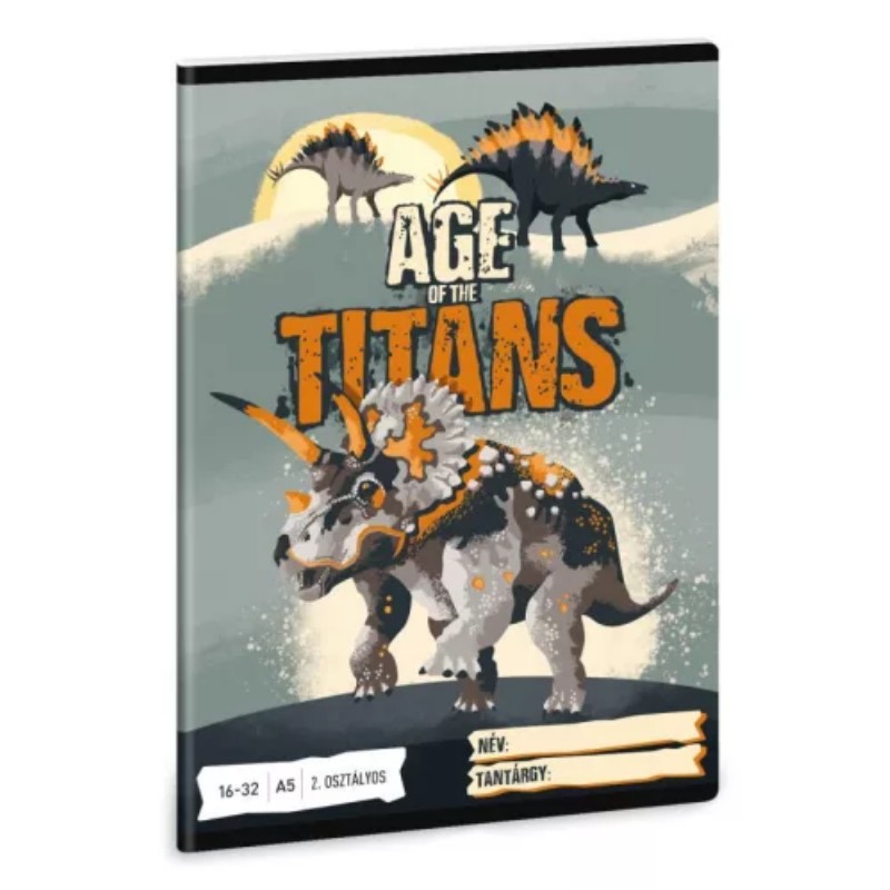 Füzet Ars Una A/5 16-32 2. osztályos Age of the Titans