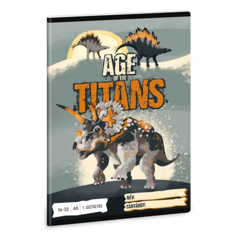 Füzet Ars Una A/5 14-32 1. osztályos Age of the Titans