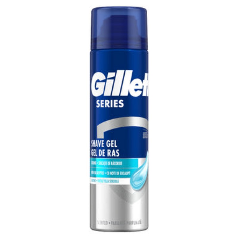 Borotvagél Gillette Revitalizing Érzékeny bőrre 200ml