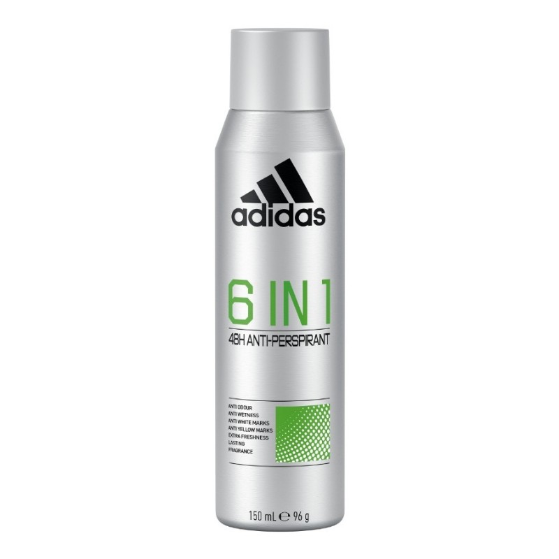 Dezodor Adidas spray 6 in 1 150ml