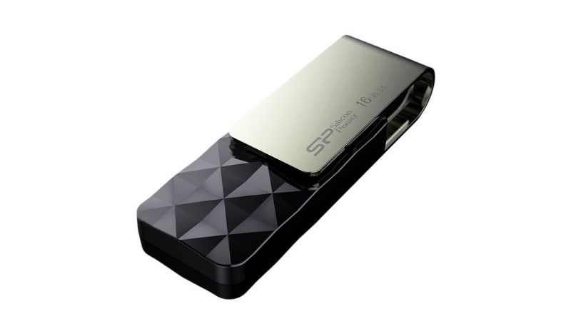 Pendrive Silicon Power Blaze B30, 128GB, USB 3.1, Black