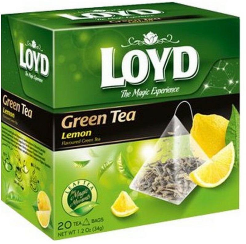 Tea Loyd 20x2g Green Citrom