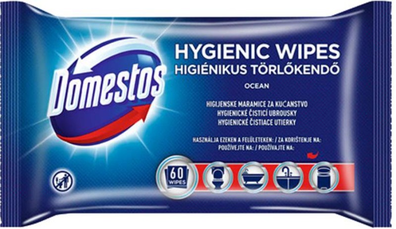 Nedves törlőkendő  Domestos Ocean 60 db/csomag