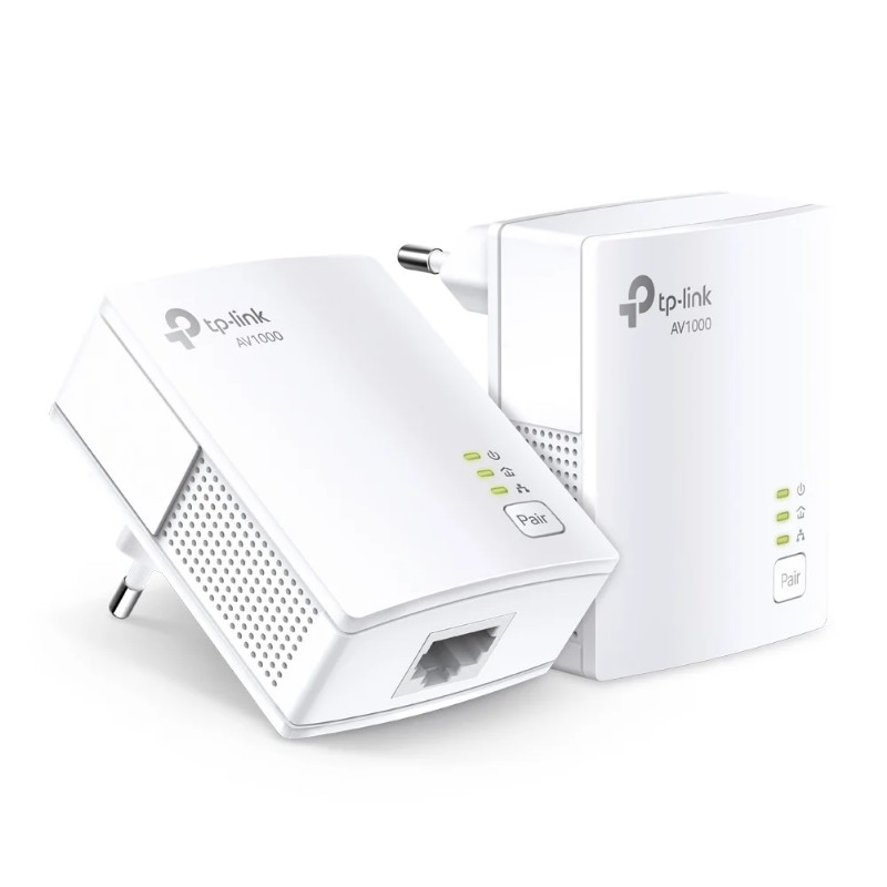 Powerline adapter TP-Link TL-PA7017 KIT 1000 Mbit/s Ethernet/LAN csatlakozás Fehér 2 db