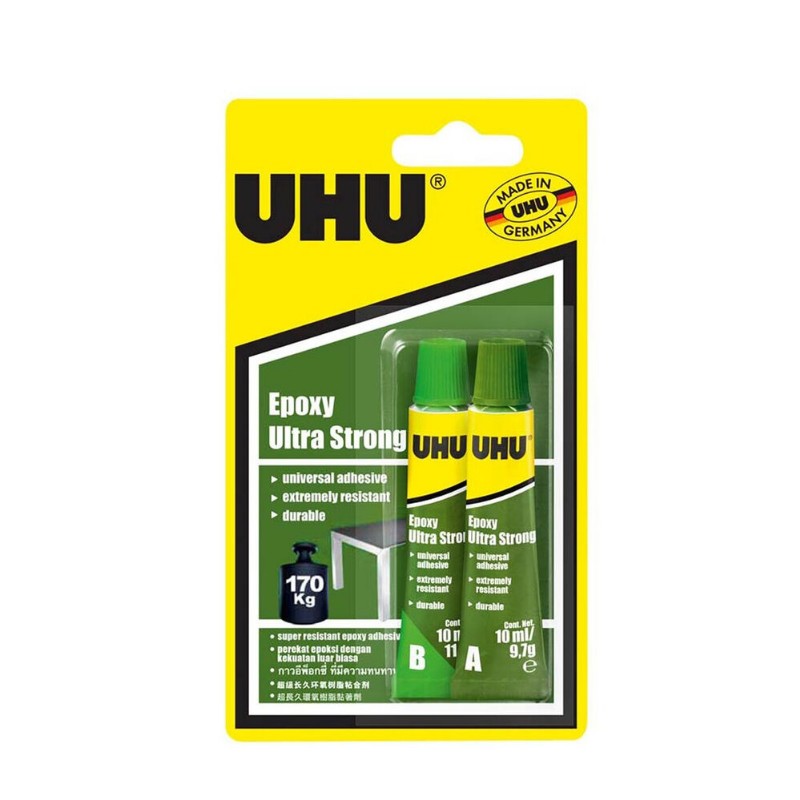 Ragasztó Uhu Epoxy Ultra Strong 2x10ml