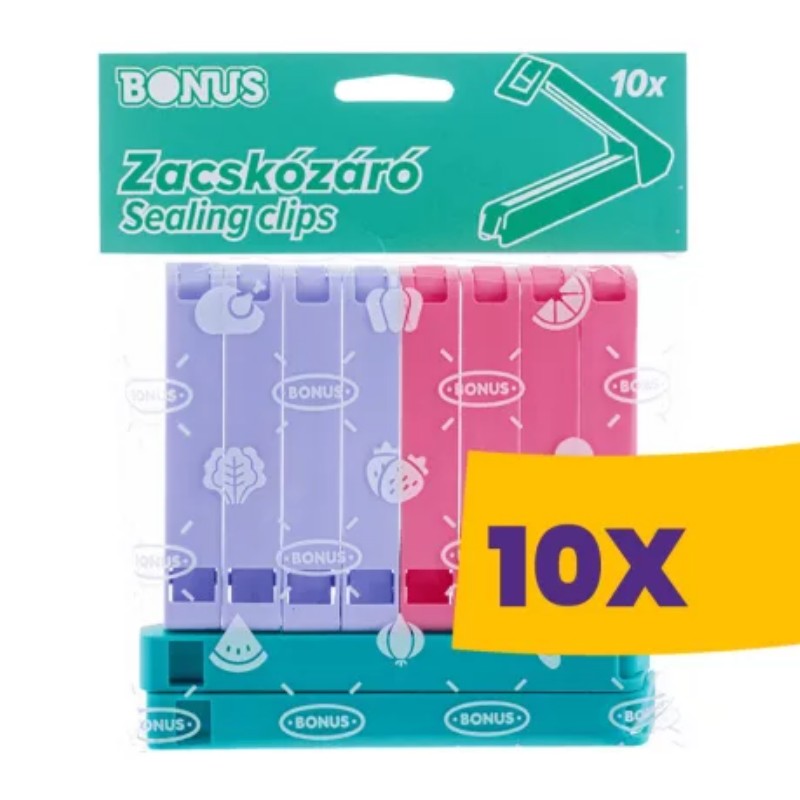 Zacskózáró Bonus 10db/csomag