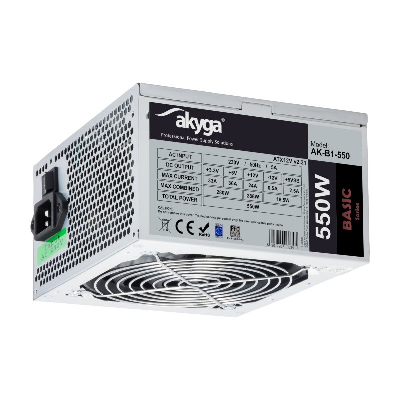 Tápegység Akyga AK-B1-550 550W