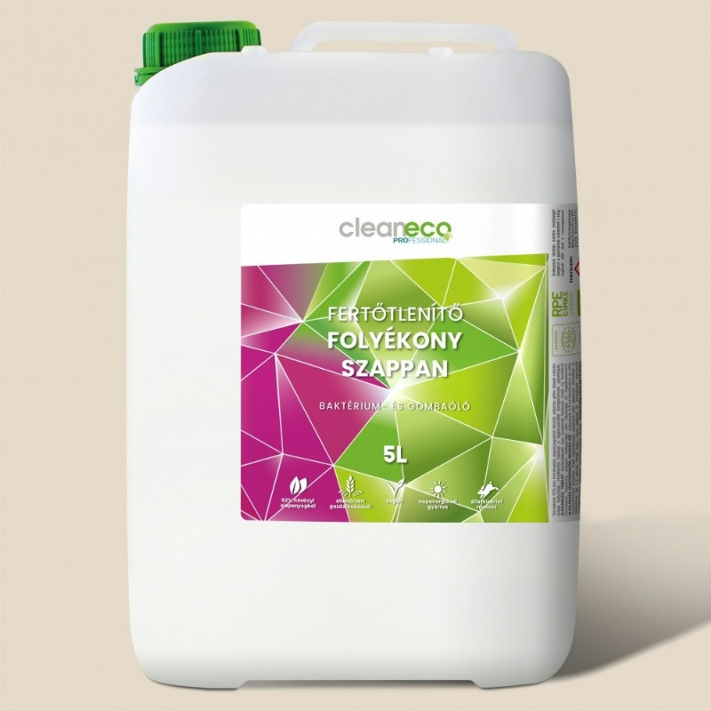 Fertőtlenítő folyékony szappan Cleaneco 5000ml