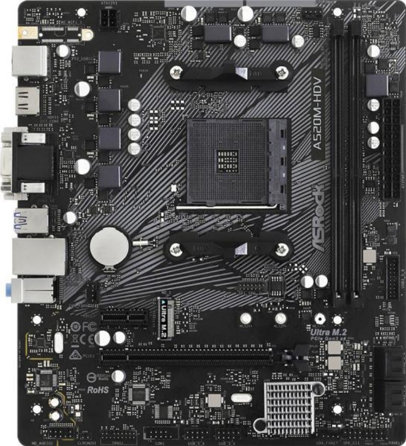 Alaplap Asrock A520M-HDV AM4