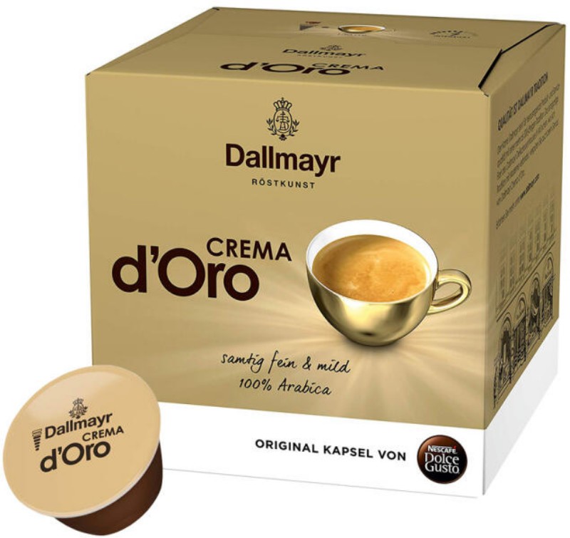 Kávé kapszula Dolce Gusto Dallmayr D'Oro Crema 16 db