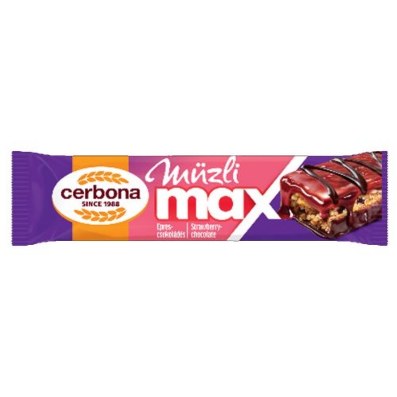 Müzli Cerbona Max 30 g Eper-csokoládé