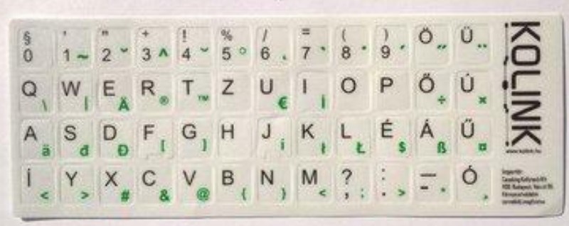 Billentyűzet matrica Kolink KBKOHUWB