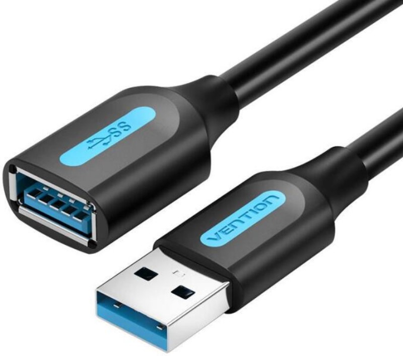 kábel Vention USB 3.0 hosszabbítókábel 3m (Fekete)