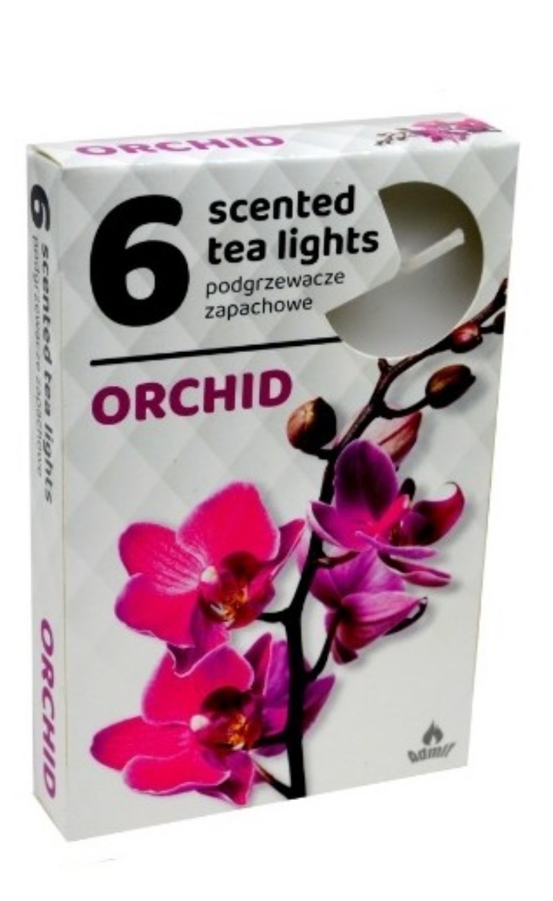 Teamécses Orchidea 6db/csomag