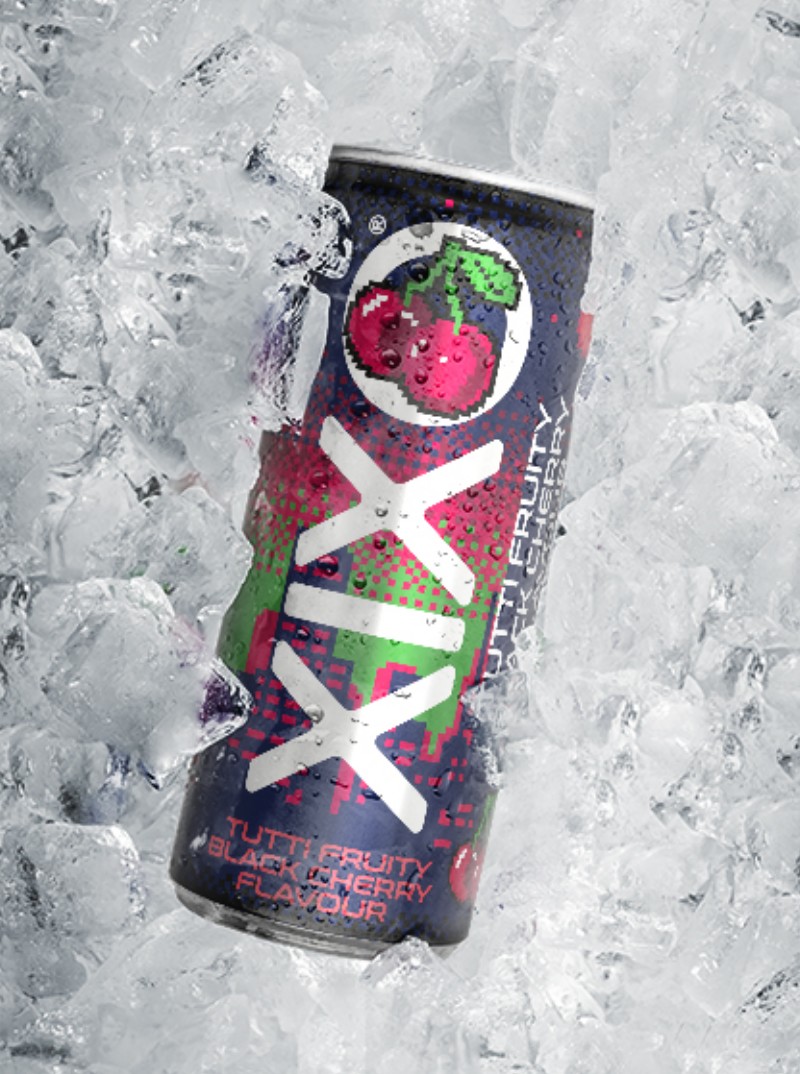 Üdítőital Xixo Tutti Fruity Black Cherry 250ml visszaváltható