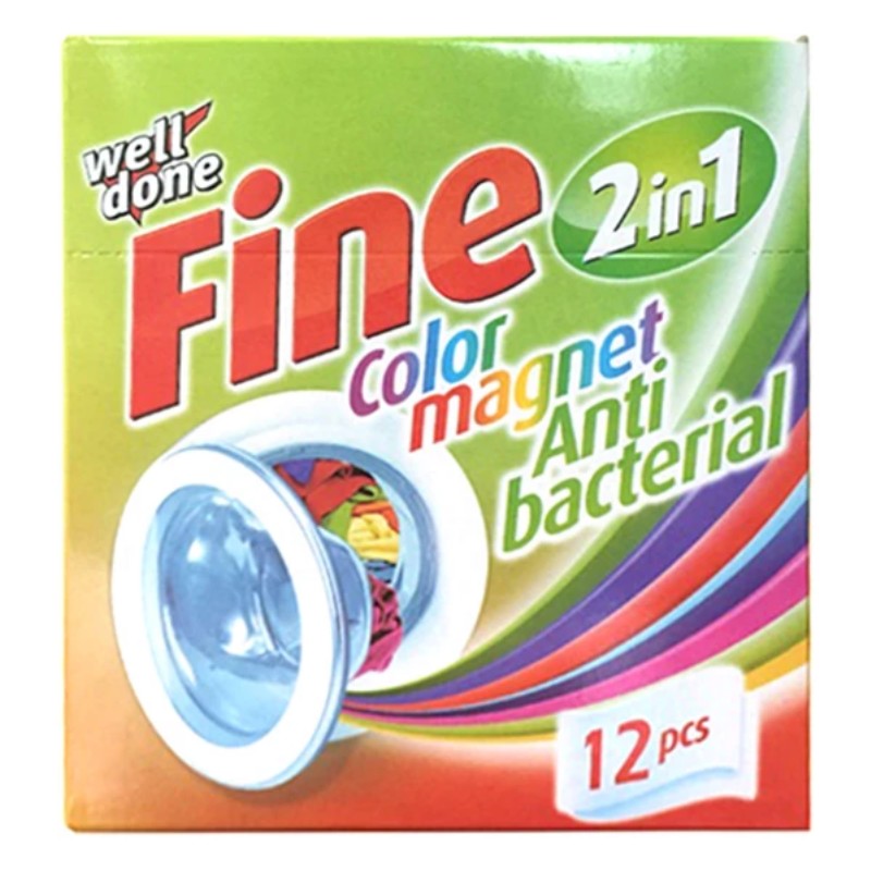 Színfogó kendő Fine Antibakteriális 12db/csomag