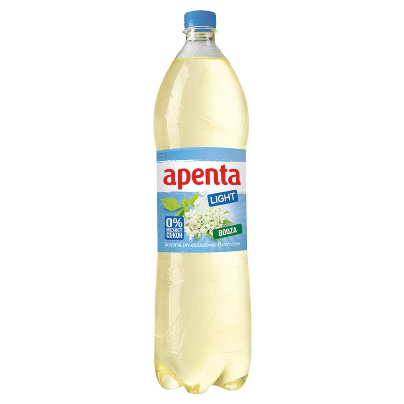 Üdítőital Apenta light 1,5l Bodza Visszaváltható