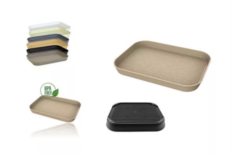 Tálca Mystic 23x33cm Műanyag Több szín