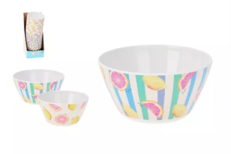 Tál Melamin 14,5x17 cm Gyümölcsös