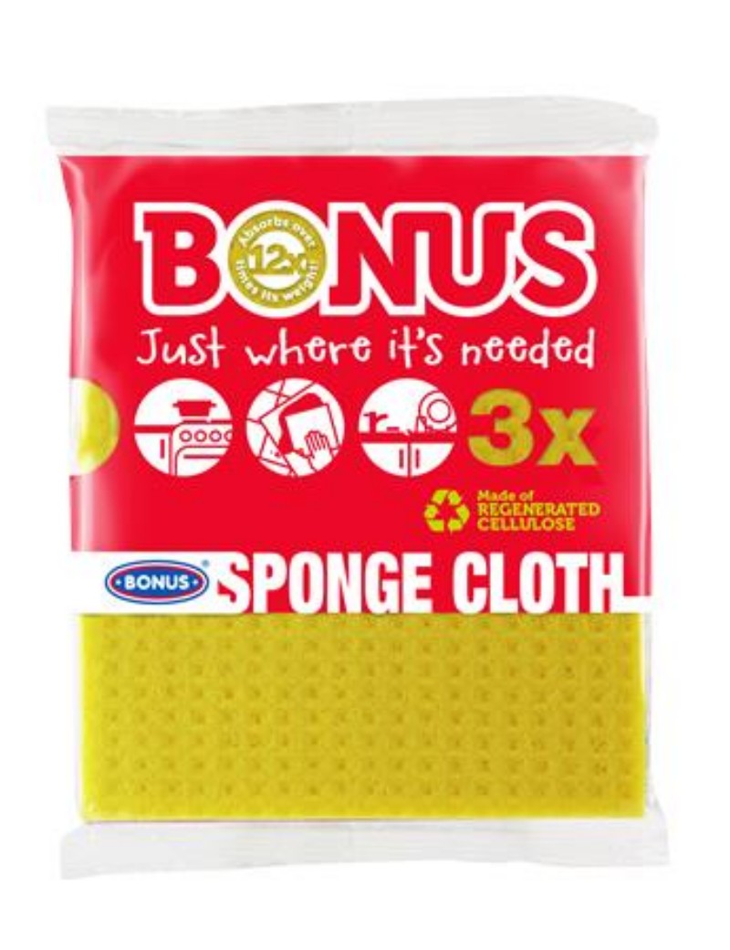 Szivacskendő Bonus 3 db/csomag