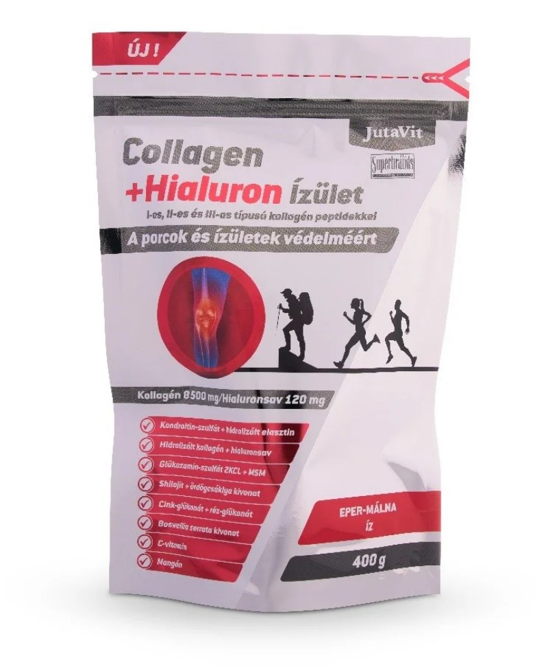 Vitamin JutaVit Collagen+Hialuron Ízület Eper-Málna