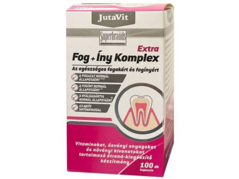 Vitamin JutaVit Fog+Íny Komplex 100db/csomag