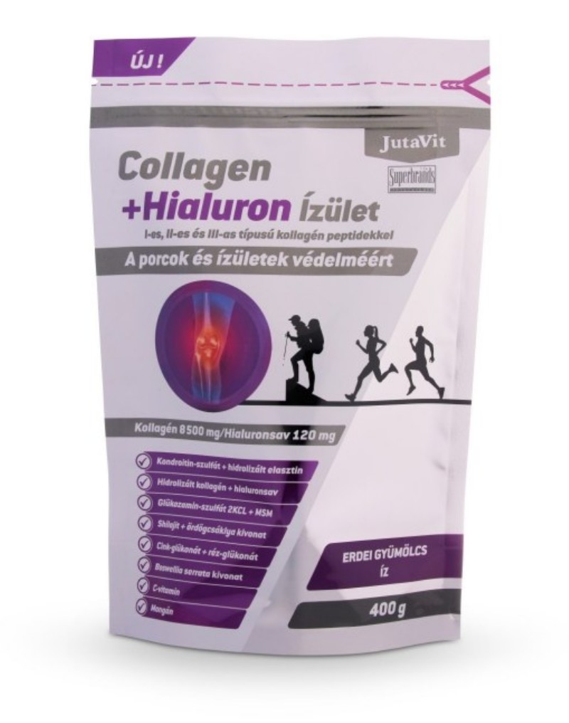 Vitamin JutaVit Collagen+Hialuron Ízület 400g Erdei Gyümölcs