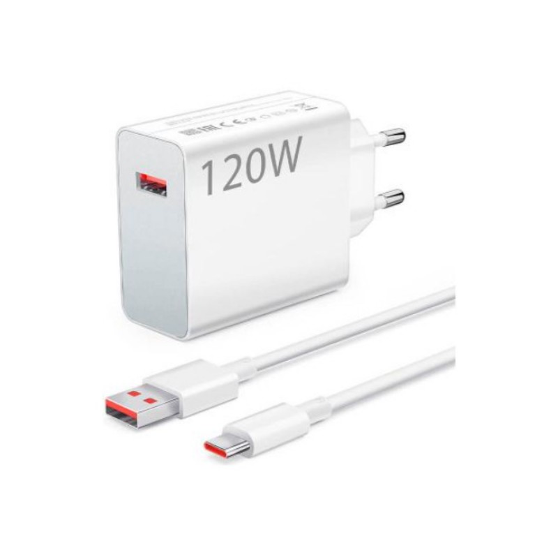 Hálózati töltő Xiaomi 120W Fehér