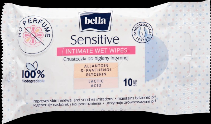 Törlőkendő Bella Intim 10db/csomag