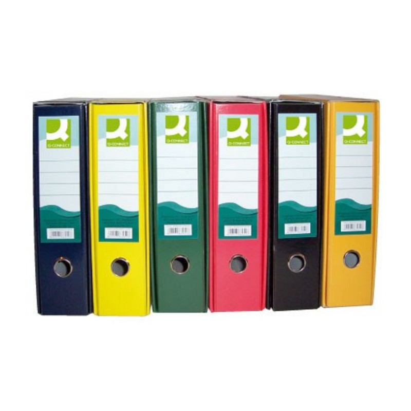 Iratrendező Q-Connect A/4 Tokos 8 cm Zöld