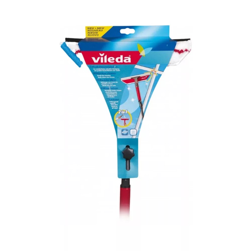 Ablaktisztító Vileda 2in1 teleszkópos nyél